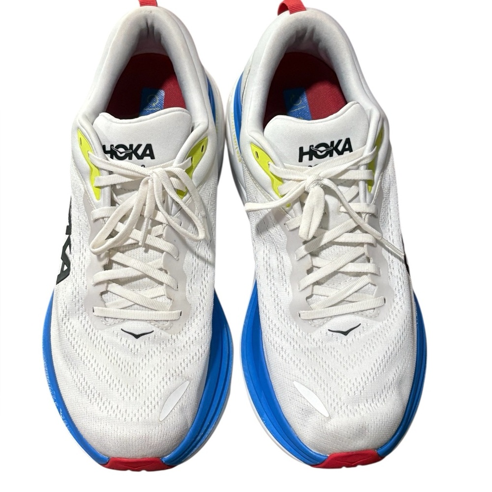 HOKA One One Bondi 8 Lace Up Running Shoes Size 14 D - Picture 3 of 6